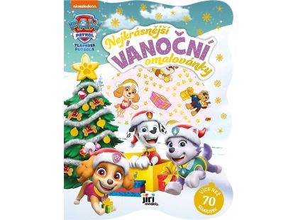 JIRI MODELS Nejkrásnější vánoční omalovánky se samolepkami Tlapková patrola holky JIRI MODELS Nejkrásnější vánoční omalovánky se samolepkami Tlapková patrola holky