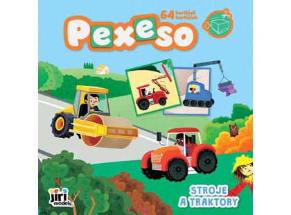 Jiří Models Pexeso v sešitu Stroje a traktory
