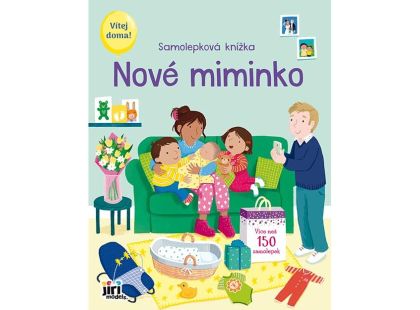 Jiří Models Samolepková knížka Nové miminko