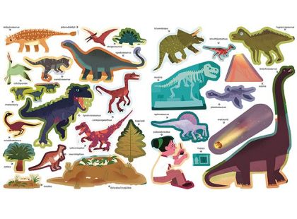 Jiří Models Samolepky pro zvídavé děti Dinosauři
