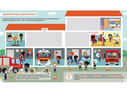 Jiří Models Samolepky pro zvídavé děti Hasiči
