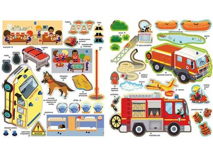 Jiří Models Samolepky pro zvídavé děti Hasiči