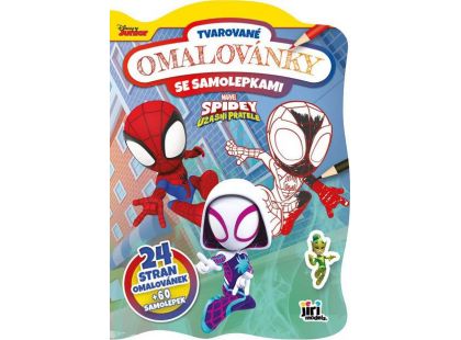 Jiri Models Tvarované omalovánky Spidey