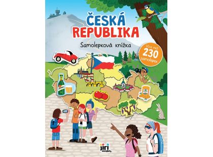 Jiri Models Velká samolepková knížka Česká republika Jiri Models Velká samolepková knížka Česká republika