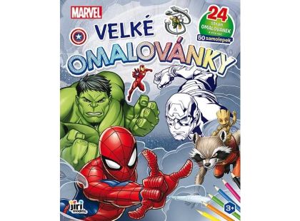 Jiri Models Velké omalovánky Marvel