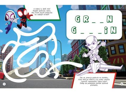 Jiří Models Zábava se třpytivými samolepkami Spidey