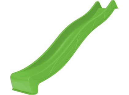 Jungle Gym Zelená skluzavka 265 cm s přípojkou pro hadici