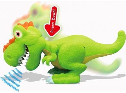 ADC Black Fire Junior Megasaur ohebný a kousací T-Rex - zelený