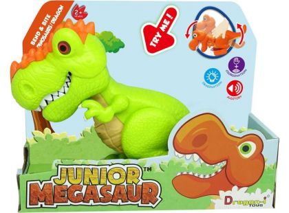 ADC Black Fire Junior Megasaur ohebný a kousací T-Rex - zelený