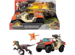 Jurassic World Super auto s řidičem a dinosaurem