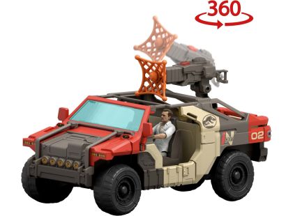Jurassic World Super auto s řidičem a dinosaurem