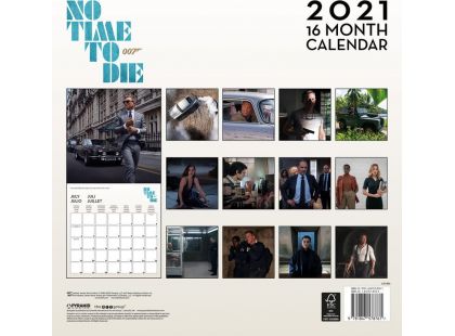 Kalendář James Bond 2021