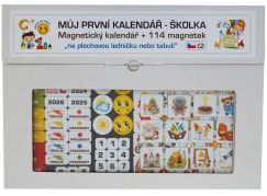 Kalendář magnetický - Školka 114 ks magnetek