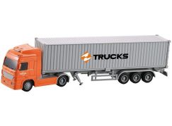 Kamion s kontejnerem na setrvačník