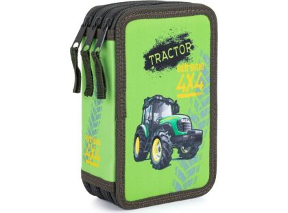 Karton P+P Penál třípatrový Traktor