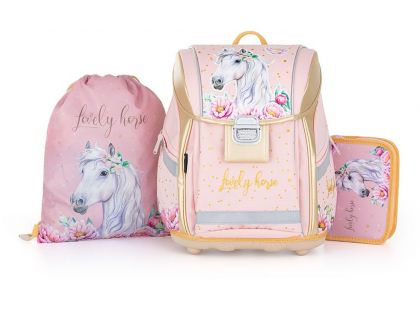 Karton P+P Školní set 3 ks Premium light kůň romantic