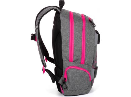 Karton P+P Studentský batoh Oxy Sport Grey Line pink