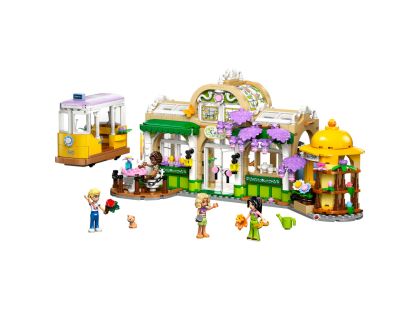 LEGO® Friends 42671 Kavárna plná rostlin a květinářství