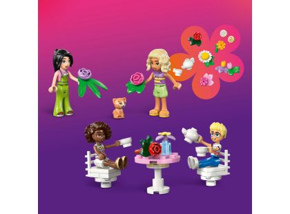 LEGO® Friends 42671 Kavárna plná rostlin a květinářství