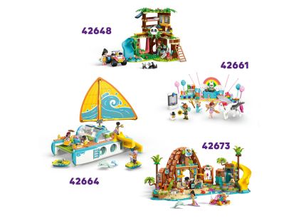 LEGO® Friends 42671 Kavárna plná rostlin a květinářství