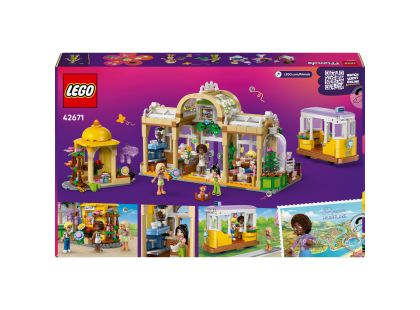 LEGO® Friends 42671 Kavárna plná rostlin a květinářství