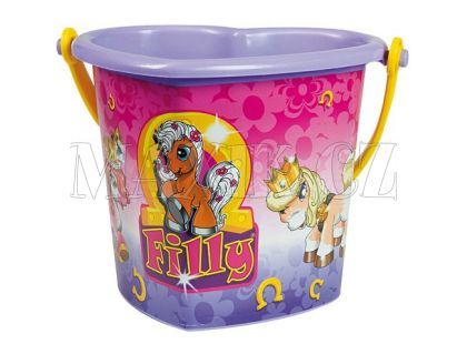 Kbelík srdce Filly Princess 17 cm