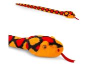 KEEL TOYS Keeleco Had 100 cm oranžový