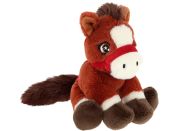 KEEL TOYS Keeleco Poník s ocasem 22 cm rezavý