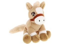 KEEL TOYS Keeleco Poník s ocasem 22 cm béžový