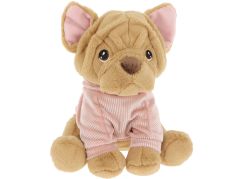 KEEL TOYS Keeleco Štěně v mikině 18 cm hnědý