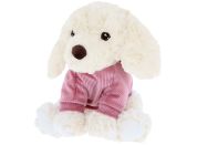 KEEL TOYS Keeleco Štěně v mikině 18 cm bílý