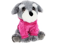 KEEL TOYS Keeleco Štěně v mikině 18 cm šedý