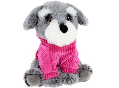 KEEL TOYS Keeleco Štěně v mikině 18 cm šedý