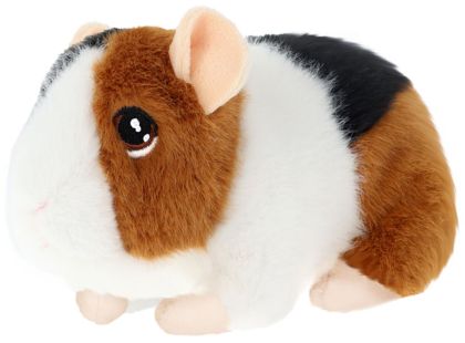 Keeleco Morče se zvukem 15 cm hnědo-černo-bílý
