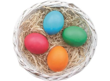 Kelímky 4 ks včetně barev na vajíčka, držáček