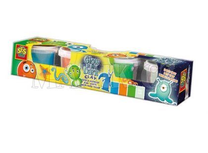 Keramická modelína 4 x 90g fosforeskující