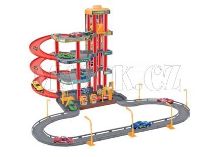 KidsHome Garáž 3 patra a 4 auta