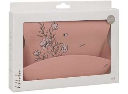 KikkaBoo Bryndák s kapsou Platinum Silicone Flora Blush
