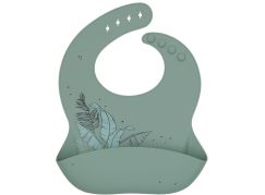 KikkaBoo Bryndák s kapsou Platinum Silicone Flora Sage