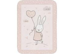 KikkaBoo Dětská deka Super Soft 80 x 110 cm Rabbits in Love