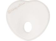 KikkaBoo Ergonomický polštářek z paměťové pěny Heart Airknit White