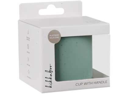 KikkaBoo Hrnek Platinum Silicone Sage