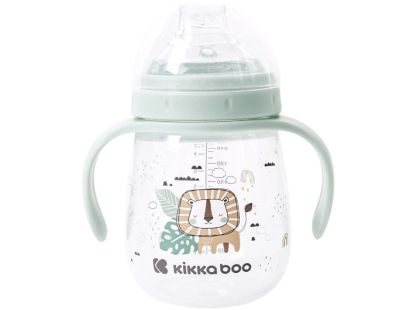 KikkaBoo Hrnek se silikonovým pítkem 240ml 6m+ Savanna Mint