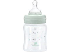 KikkaBoo Kojenecká láhev 120ml 0m+ Jungle King Mint
