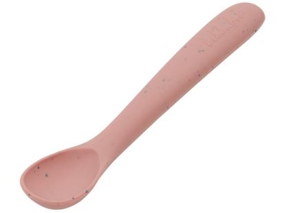 KikkaBoo Lžička Platinum Silicone Blush