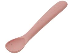 KikkaBoo Lžička Platinum Silicone Blush