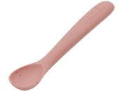 KikkaBoo Lžička Platinum Silicone Blush