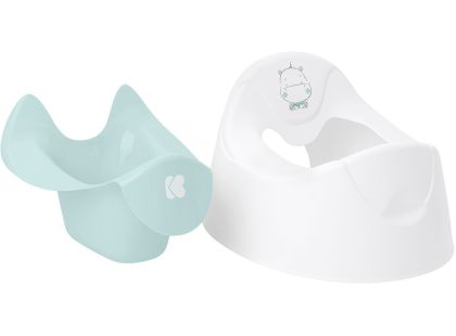 KikkaBoo Nočník hroch White Mint