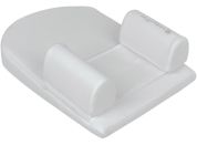 KikkaBoo Polohovací podložka z paměťové pěny klínová Airknit Grey