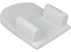 KikkaBoo Polohovací podložka z paměťové pěny klínová Airknit Grey